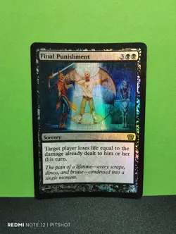 FOIL Final Punishment / Letzte Bestrafung - MTG Magic - Image 1