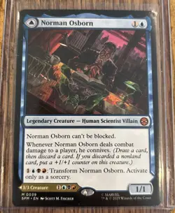 MTG - Norman Osborn/Green Goblin - Marvel's Spider-Man NM/M Condition - Image 1