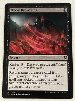 Blood Beckoning (C) MTG Zendikar Rising ZNR - Image 1