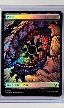 2025 MTG Magic the Gathering TDM Dragonstorm Full Art Foil 287 Dragon Eye Plains - Image 1