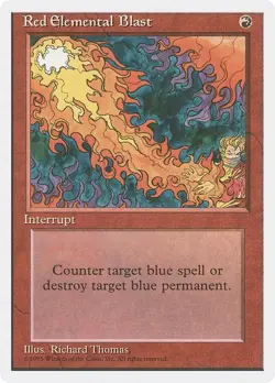 MTG Red Elemental Blast Alternate 4th Edition Regular Common LP - Image 1