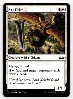 MTG Streets of New Capenna Sky Crier 31/281 Magic the Gathering - Image 1