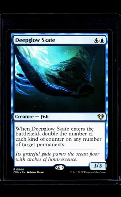 2023 MTG Magic the Gathering CMM Commander Masters #844 Deepglow Skate - Image 1