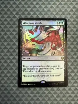 MTG Villainous Wrath #0074 Foil Rare Marvel’s Spider-Man (SPM) - Image 1