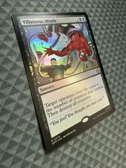 MTG Villainous Wrath #0074 Foil Rare Marvel’s Spider-Man (SPM) - Image 2