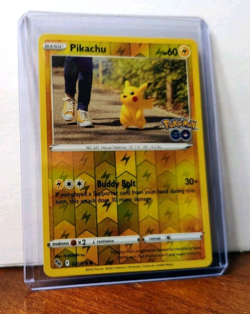 POKEMON PIKACHU 027/078 REVERSE HOLO POKEMON GO NM NEAR MINT - Image 5