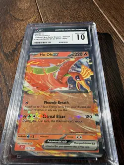 Ho-Oh ex Pokemon 2023 TCG Classic 007/034 Charizard & Ho-Oh ex Deck - Holo CGC10 - Image 2