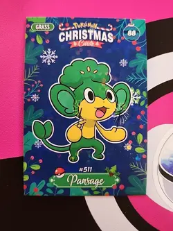 Pokemon 2024 Peru DKV Collectoons Christmas Set #88 Pansage Holo US Seller - Image 1