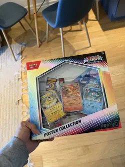 Pokemon Scarlet & Violet 8.5 Prismatic Evolutions Poster Collection Box Sealed - Image 1