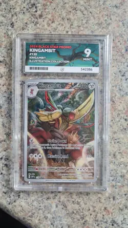 Kingambit SVP 130 Shrouded Fable Black Star Promo Ace 9 Gem Mint Pokemon TCG - Image 1