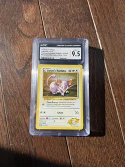 Lt. Surge’s Rattata Pokemon 2023 TCG Classic 015/034 Holo CGC Mint 9.5 - Image 2