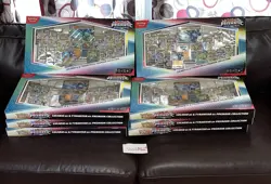 LOT OF 8 Pokemon Lucario EX Tyranitar EX Premium Collection Prismatic Evolutions - Image 1