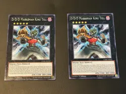 Yugioh D/D/D Marksman King Tell, CORE-EN052, 1st Ed, Rare, LP - Image 1