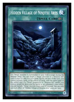 Yugioh Hidden Village of Ninjitsu Arts OP20-EN021 OTS Tournament Pack 20 LP - Image 1