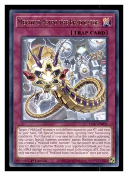 Yugioh Meklord Astro the Eradicator LED7-EN022 Rare Rage of Ra LP - Image 1