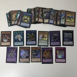 Lot Of 50 Yugioh! Cards (11 Holo) 1st Edition 1996 - With individual sleeves - Image 1