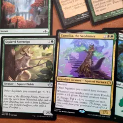 Heaven-to-Earth-Custom-Magic-Decks Commander = 100 Cards SQUIRRELS Tribal Menace - Image 1