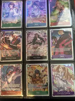 One Piece CCG TCG 27 SR Card Lot. - Image 1