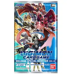 Digimon Card Game: Release Special Booster Ver.1.5 - One Booster at Random - New - Image 2