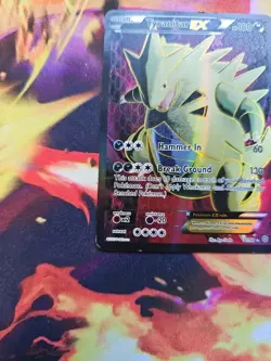 Tyranitar EX - 91/98 - Pokemon Ancient Origins XY Full Art Ultra Rare Card MP - Image 2