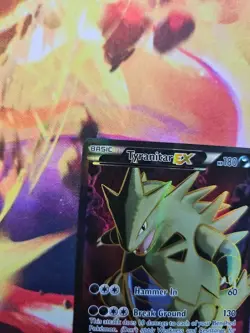 Tyranitar EX - 91/98 - Pokemon Ancient Origins XY Full Art Ultra Rare Card MP - Image 5