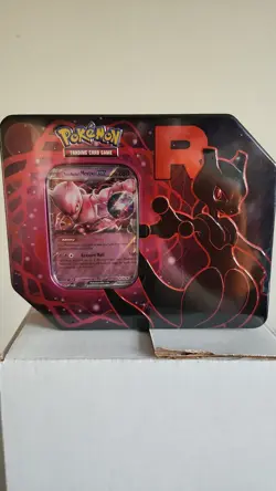 (SEALED)Pokemon Trading Card Game Team Rocket Tin - Image 1