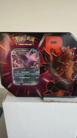 (SEALED)Pokemon Trading Card Game Team Rocket Tin - Image 2