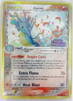 PSA 6.0 EX Holon Phantoms Kingdra Delta Species Reverse Holo Foil Pokemon Card! - Image 5