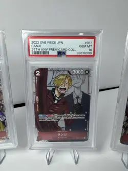 ONE PIECE PREMIUM CARD COLLECTION 25TH ANNIVERSARY JAPANESE SEQUENTIAL PSA10 - Image 5