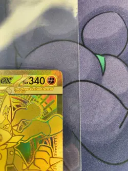 Mega Lucario EX Gold Rare Pokemon Card 188/132 Me01 Mega Evolution 2025 Nintendo - Image 3