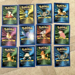 Lot of 12 Pokemon 1999 Kellogg’s Game Tip Playing Cards loose - Image 1