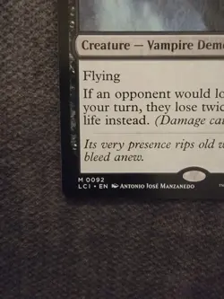 Bloodletter of Aclazotz NM LCI 0092 Lost Caverns of Ixalan MTG - Image 4
