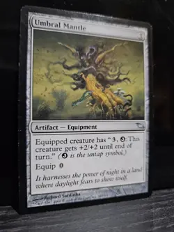 MTG Umbral Mantle - Shadowmoor - Lightly Played - Image 1