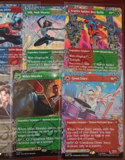 SPIDER-MAN Web-Slinger Borderless Set of 10 ~mtg GWEN STACY Peter Parker Miles - Image 3