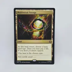 Multiversal Passage Land Magic: the Gathering Spider-Man NON FOIL - Image 1