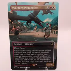 Swooping Pteranodon (Borderless) Universes Beyond Mtg NM - Image 1