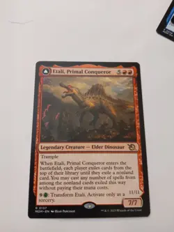 Etali, Primal Conqueror MTG MOM NM Mint Rare Dinosaur - Image 1