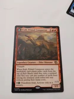 Etali, Primal Conqueror MTG MOM NM Mint Rare Dinosaur - Image 2