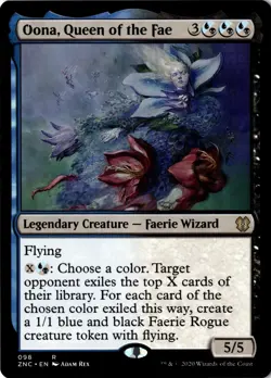 Oona, Queen of the Fae R Commander: Zendikar Rising 98 NM - Image 1