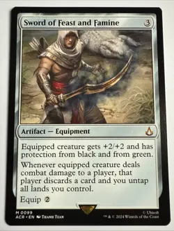 Sword of Feast and Famine - MTG ACR M 0099 Regular NM - Image 1