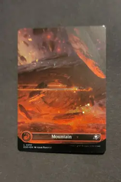 Mountain (0370) (Borderless) (Galaxy Foil) Edge of Eternities Foil - Image 1