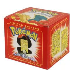 Pokemon Toys - Burger King Gold-Plated Card -CHARIZARD #006 (Pokeball & New Box) - Image 1