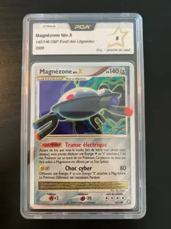 Carte Pokemon : Magnezone Niv. X 142/146 PCA 8 Eveil des Legendes Francaise - Image 1