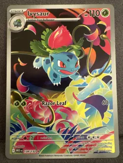 Pokemon TCG Mega Evolution Ivysaur 134/132 Special Illustration Rare English - Image 1