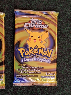 3 packs !!!!! Sealed 2000 Pokemon Topps Chrome (Series 1) Booster Pack - Image 5