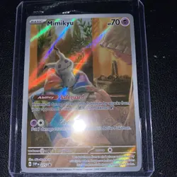 Pokemon TCG - Mimikyu SVP 075 Scarlet & Violet Black Star Promo Paldean Fates NM - Image 1
