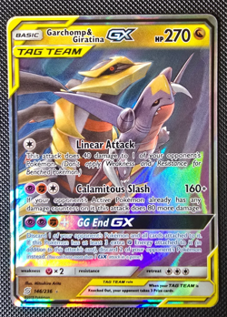 Pokemon - Garchomp & Giratina GX - SM Unified Minds - Holo - 146/236 - NM-LP - Image 1