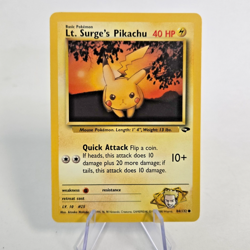 Pokemon Lt. Surge's Pikachu (Gym Challenge) 84/132 (NEAR MINT) - Image 1