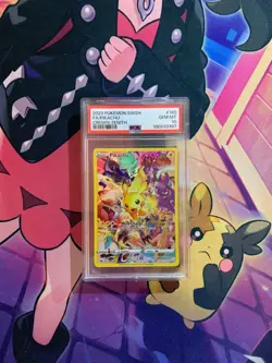 2023 POKEMON SWORD & SHIELD CROWN ZENITH #160 FULL ART/PIKACHU PSA 10 - Image 2