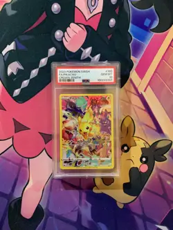 2023 POKEMON SWORD & SHIELD CROWN ZENITH #160 FULL ART/PIKACHU PSA 10 - Image 5